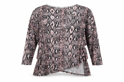 Womens UK Size M Blue Vanilla Pink Basic Blouse
