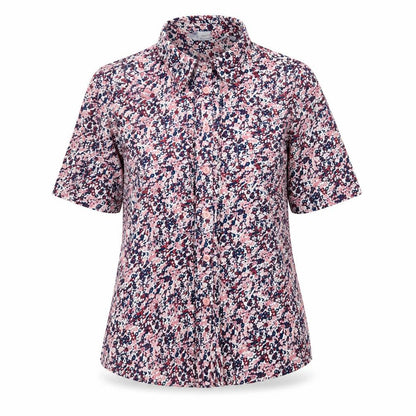 Womens UK Size 10 EWM Multicoloured Basic Button-Up