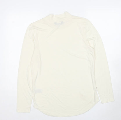 Womens UK Size 12 Marks and Spencer Ivory Basic T-Shirt