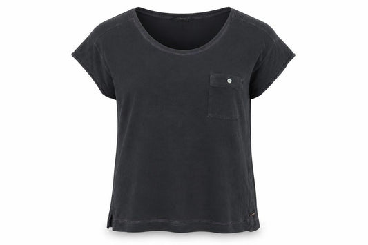 Autograph Womens Grey Viscose Basic T-Shirt Size 8 Boat Neck