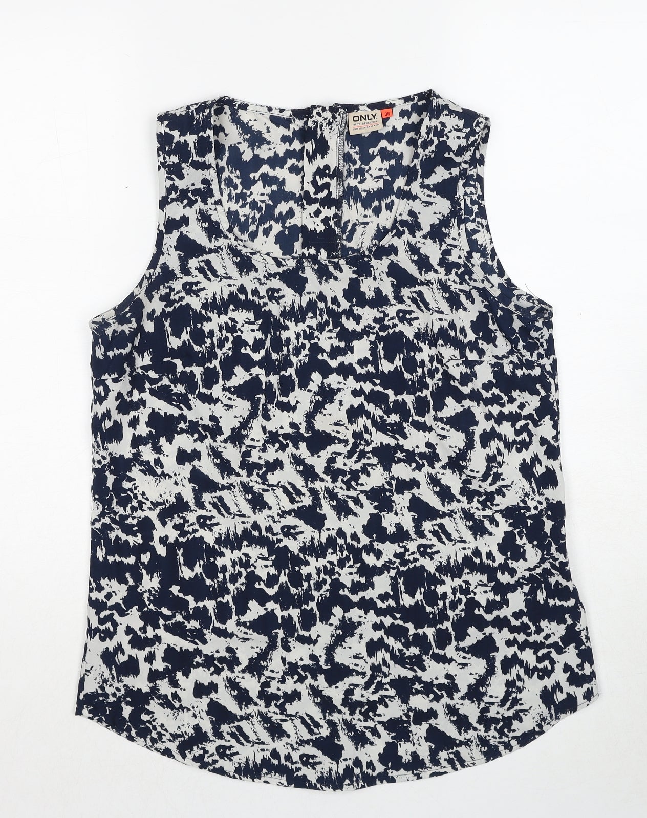 Womens UK Size 10 Only Blue Basic Tank