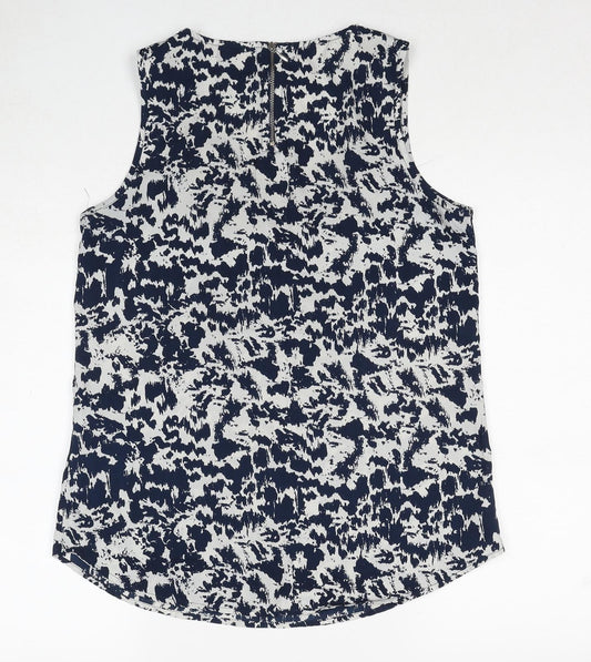Womens UK Size 10 Only Blue Basic Tank