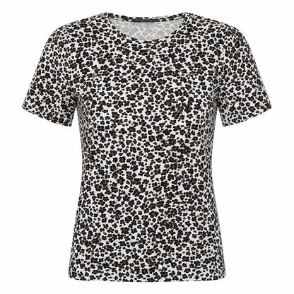 Womens UK Size 6 Marks and Spencer Multicoloured Basic T-Shirt