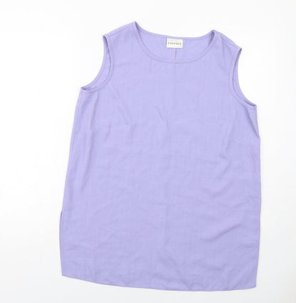 Womens UK Size 16 essence Purple Basic Tank
