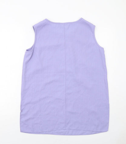 Womens UK Size 16 essence Purple Basic Tank