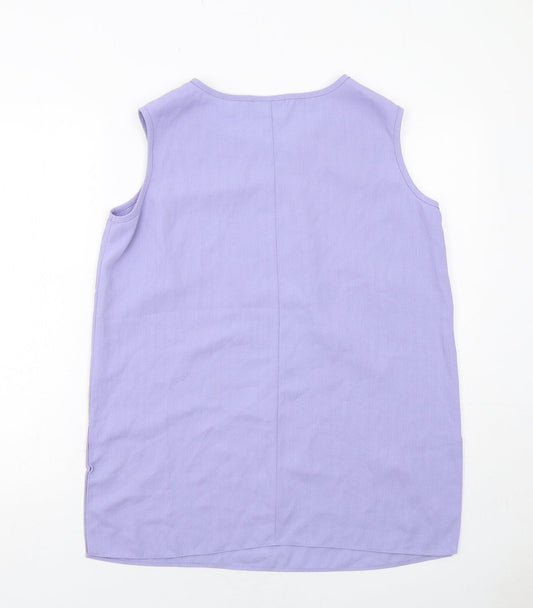 Womens UK Size 16 essence Purple Basic Tank