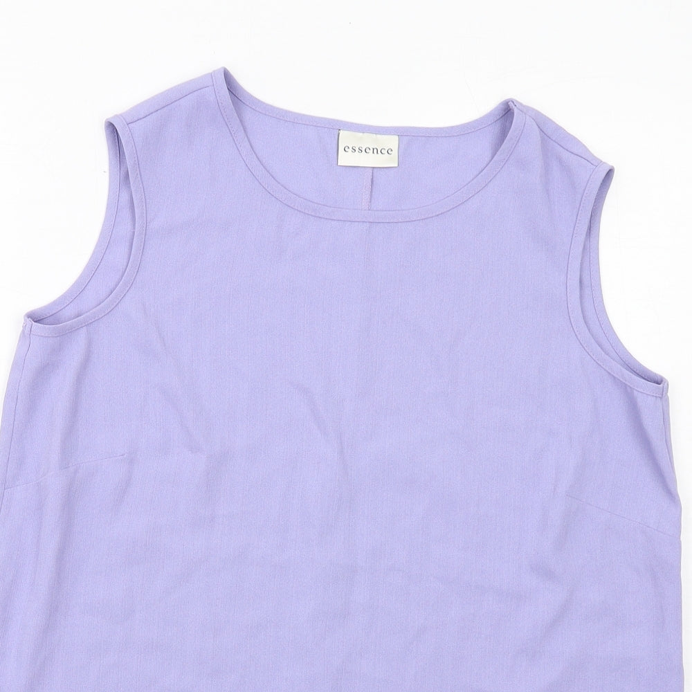Womens UK Size 16 essence Purple Basic Tank