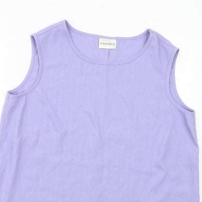 Womens UK Size 16 essence Purple Basic Tank
