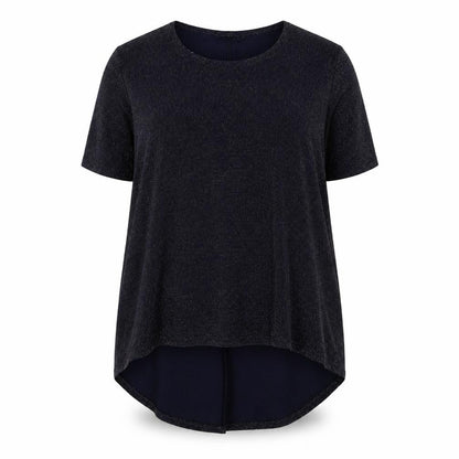 Womens UK Size 16 Club L Blue Basic T-Shirt