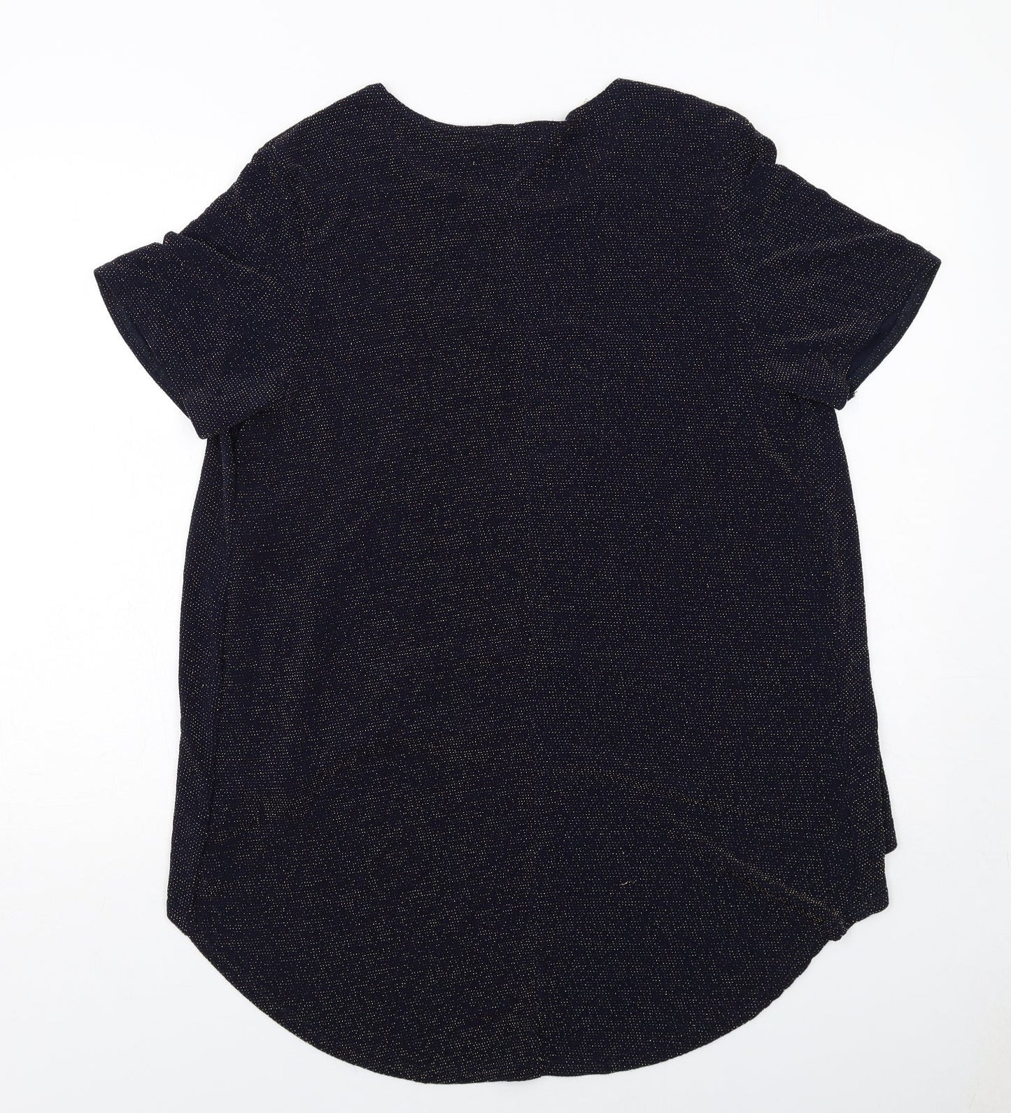 Womens UK Size 16 Club L Blue Basic T-Shirt