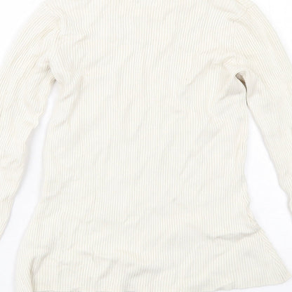 Womens UK Size 10 River Island Ivory Pullover Jumper