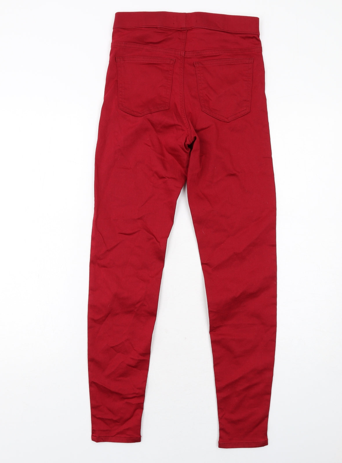 Womens UK Size 6 Marks and Spencer Regular Fit Jegging Red Jeans