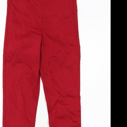 Womens UK Size 6 Marks and Spencer Regular Fit Jegging Red Jeans