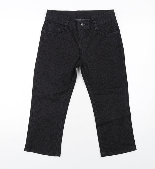 Womens UK Size 8 Marks and Spencer Regular Fit Straight Black Jeans