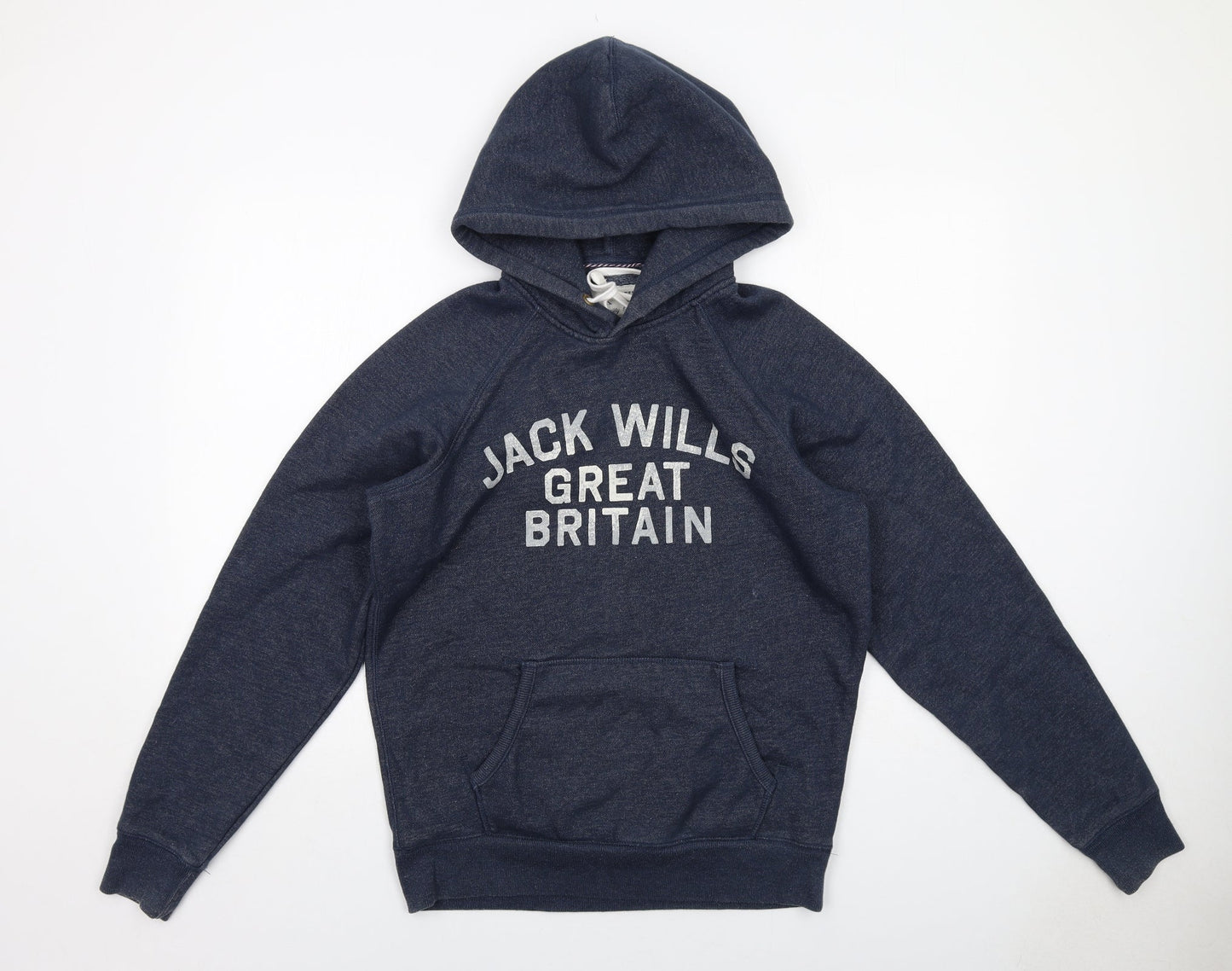 Womens UK Size S Jack Wills Blue Pullover Hoodie