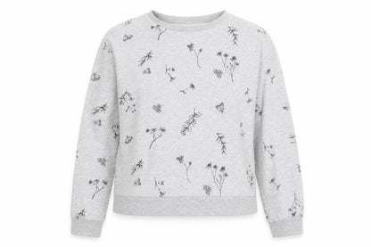 Womens UK Size S Divided by H&M Grey Pullover Sweatshirt