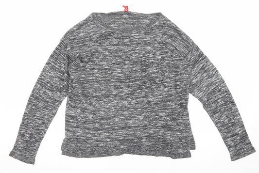 Womens UK Size M Divided by H&M Black Pullover Jumper