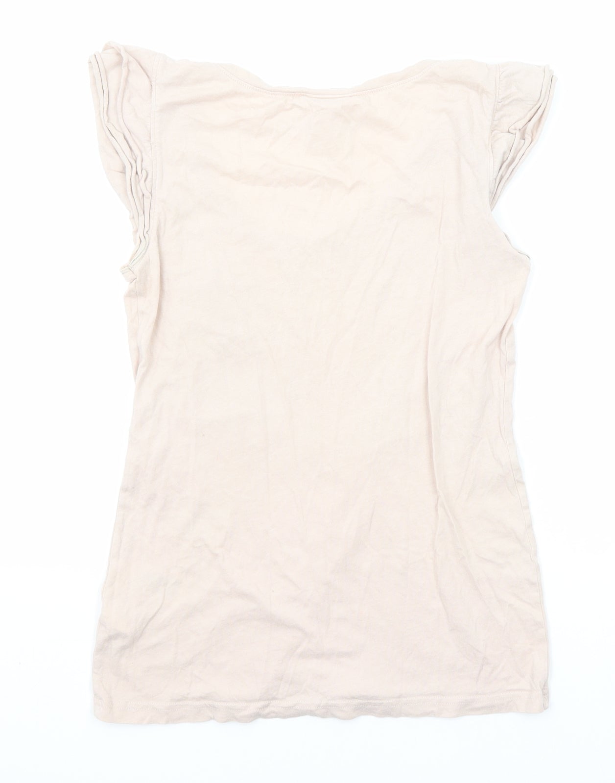 Womens UK Size XS H&M Pink Basic T-Shirt