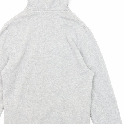 B&C Mens Grey Cotton Pullover Hoodie Size S