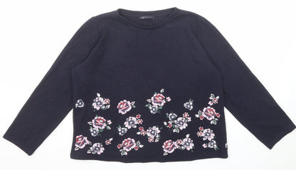 Womens UK Size 14 Marks and Spencer Blue Pullover Jumper