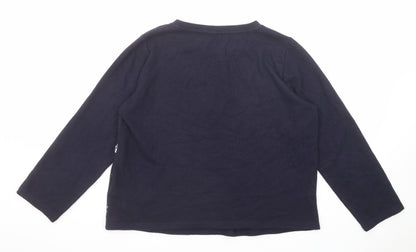 Womens UK Size 14 Marks and Spencer Blue Pullover Jumper