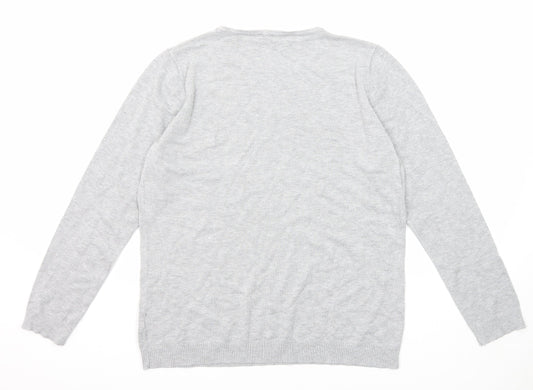 Womens UK Size 14 Bonmarché Grey Pullover Jumper
