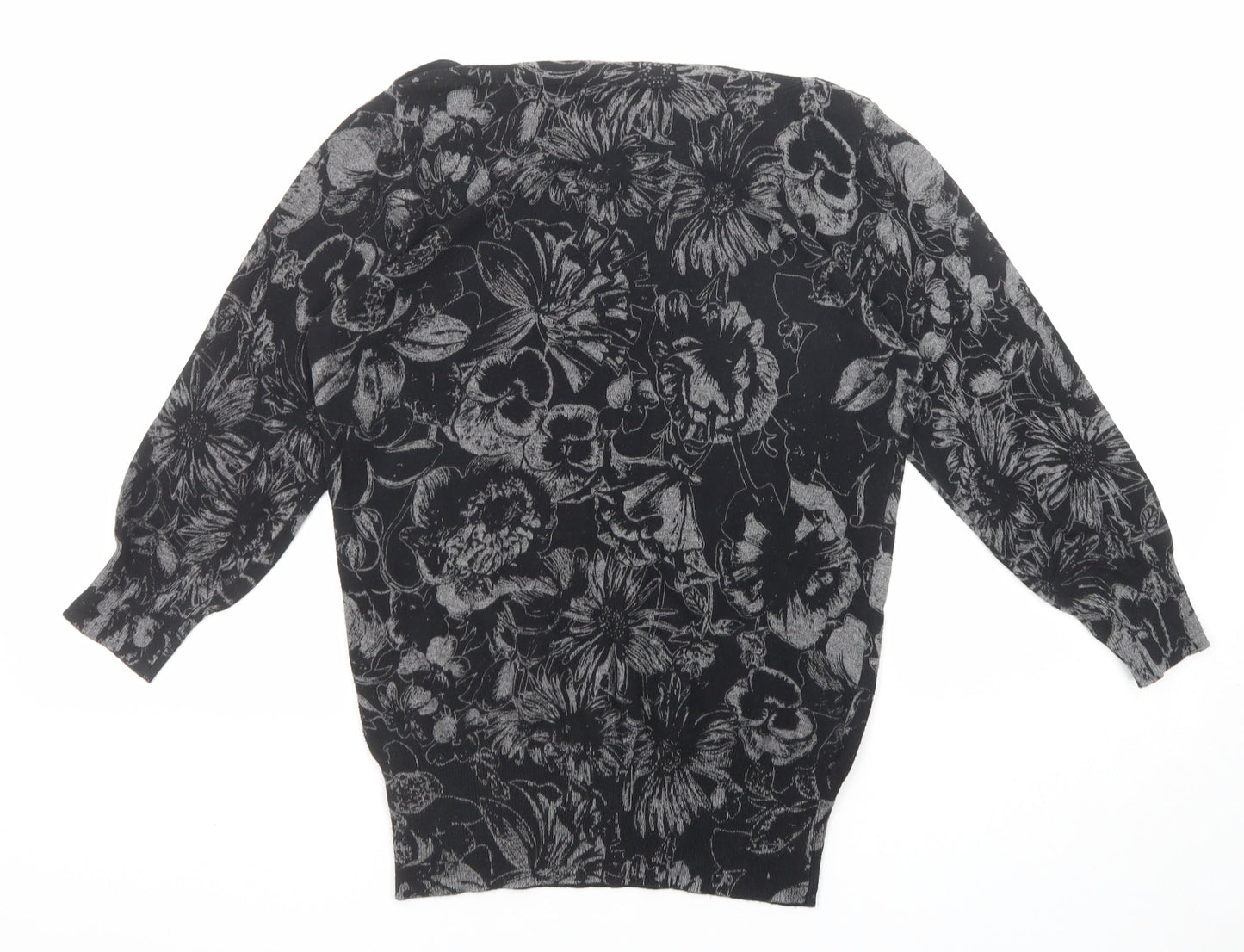 Womens UK Size 8 NEXT Black Pullover Jumper
