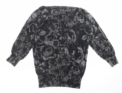 Womens UK Size 8 NEXT Black Pullover Jumper