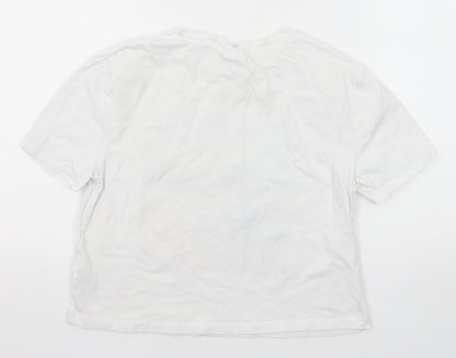 Womens UK Size 6 Disney White Basic T-Shirt