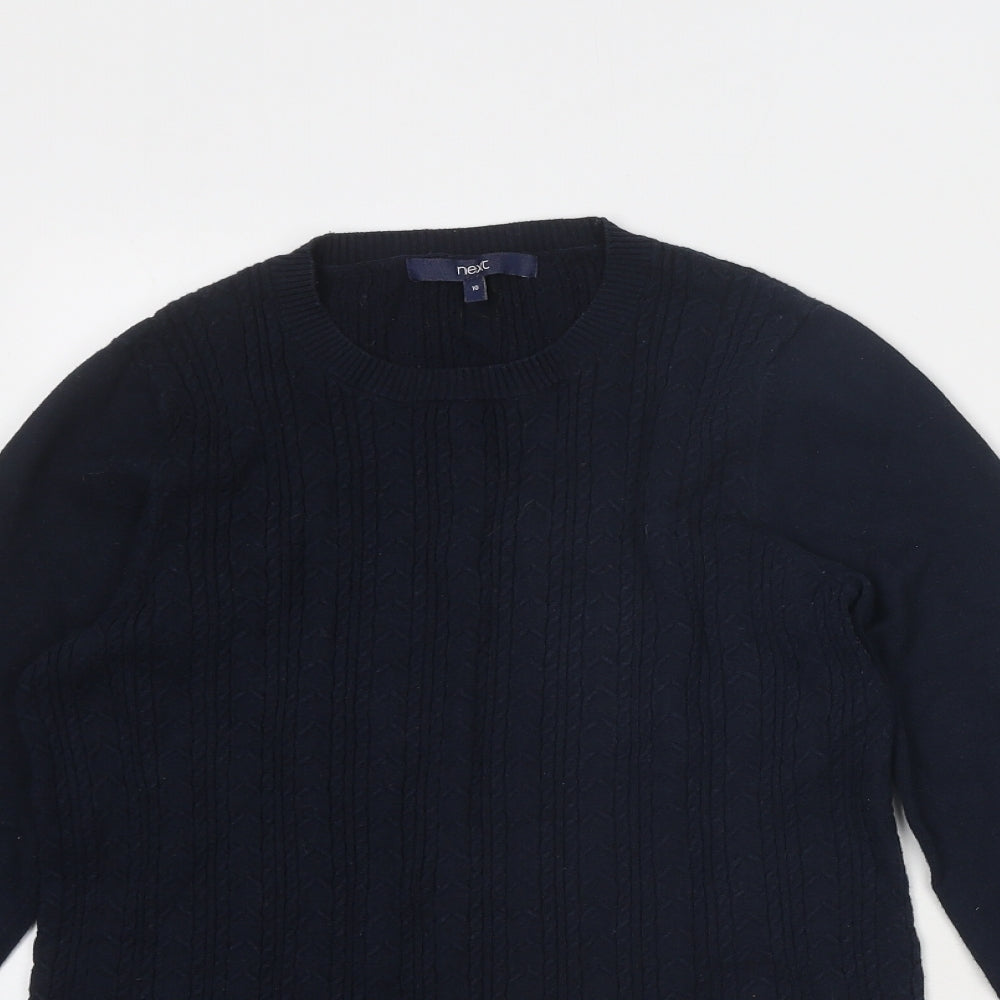 Womens UK Size 10 NEXT Blue Pullover Jumper