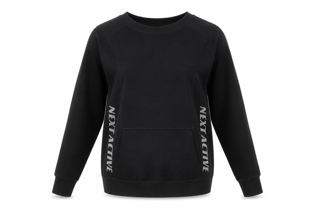 Womens UK Size XS NEXT Black Pullover Sweatshirt