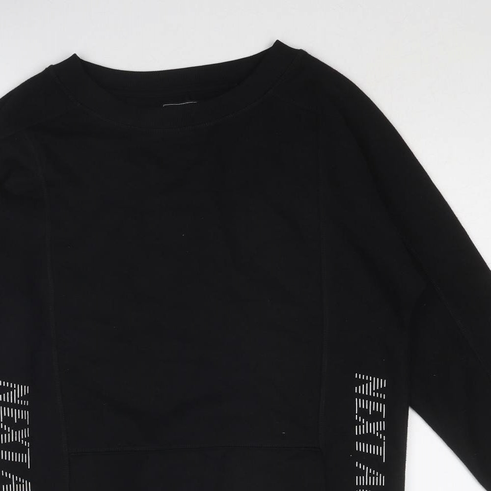 Womens UK Size XS NEXT Black Pullover Sweatshirt