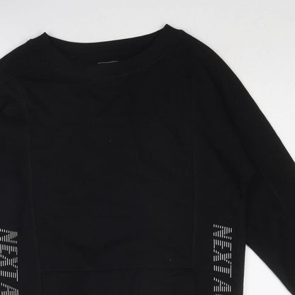 Womens UK Size XS NEXT Black Pullover Sweatshirt
