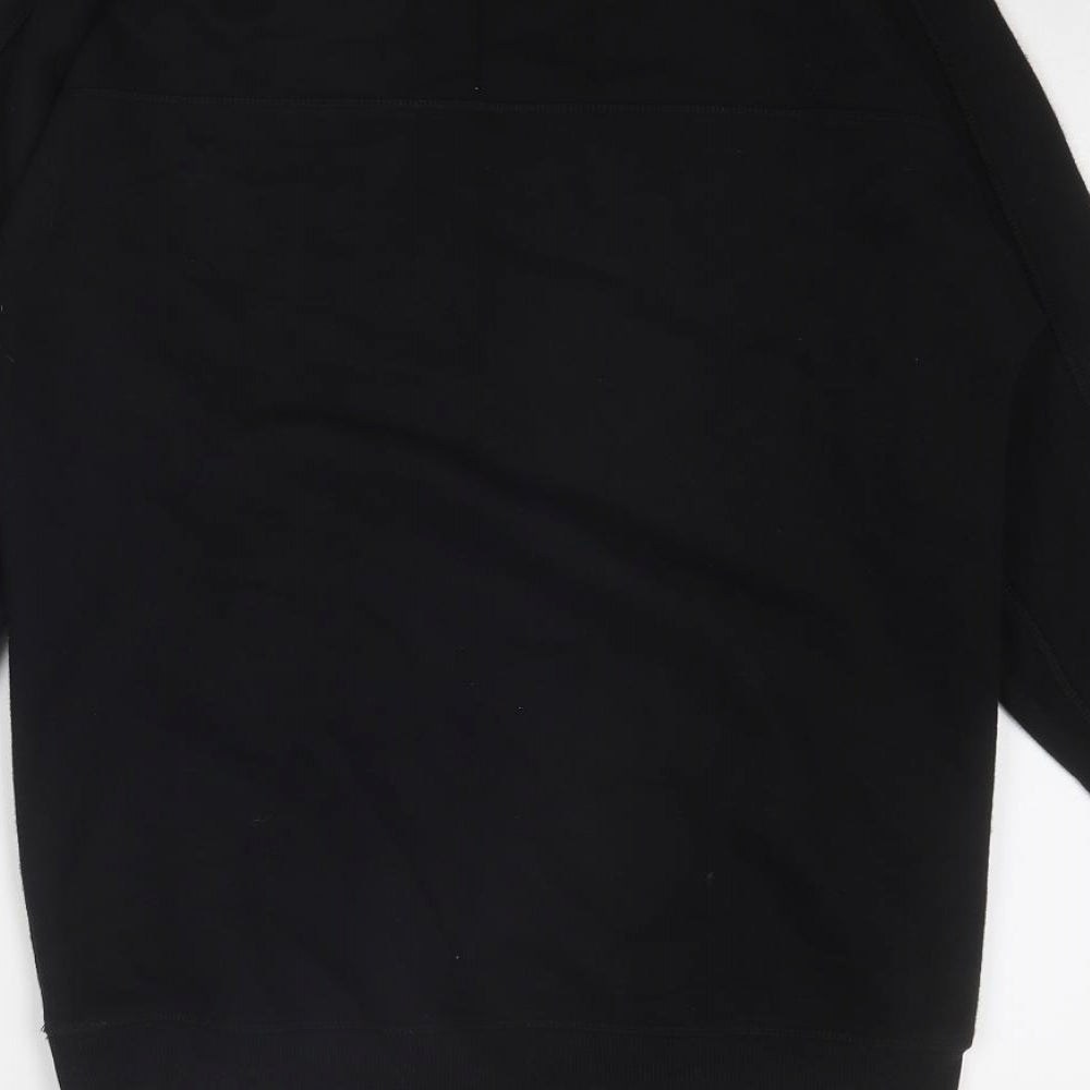 Womens UK Size XS NEXT Black Pullover Sweatshirt