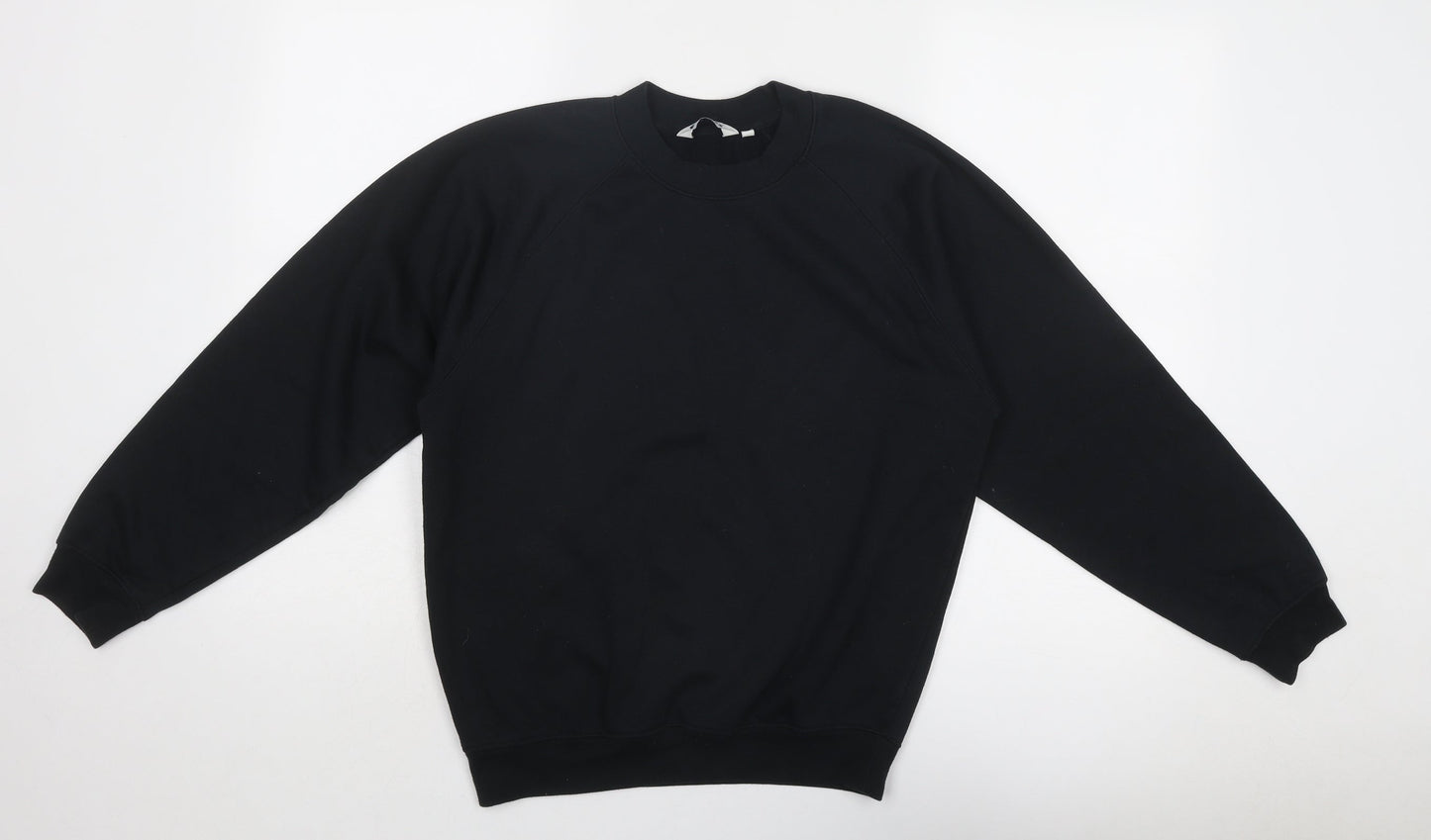 Truex Womens Black Polyester Pullover Sweatshirt Size M Pullover