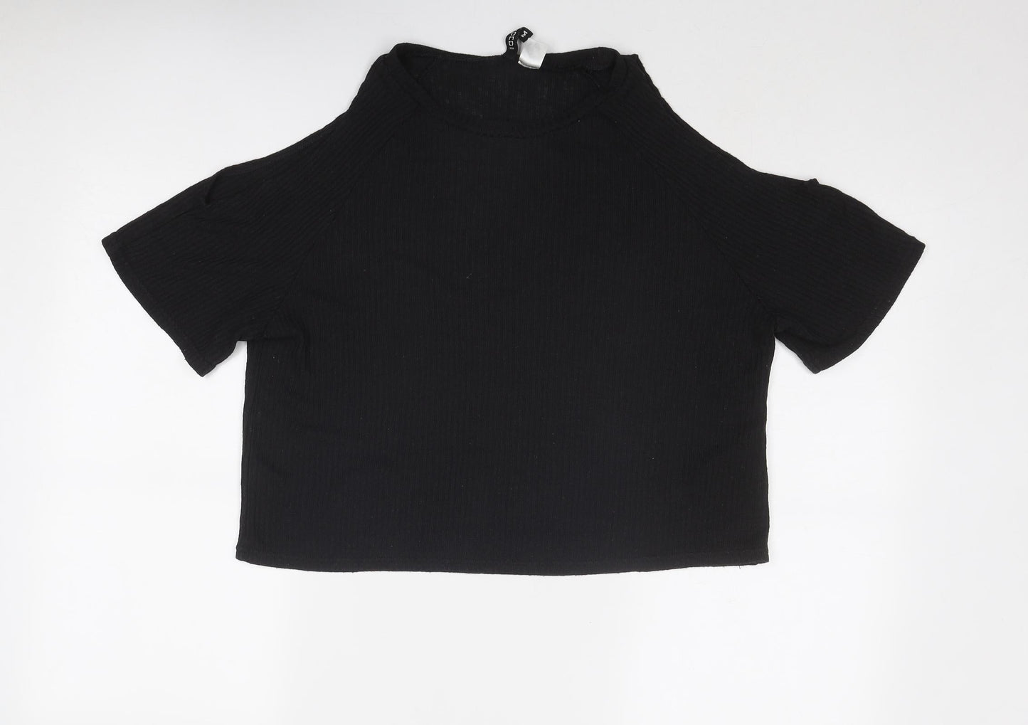 Womens UK Size M Divided by H&M Black Basic Blouse