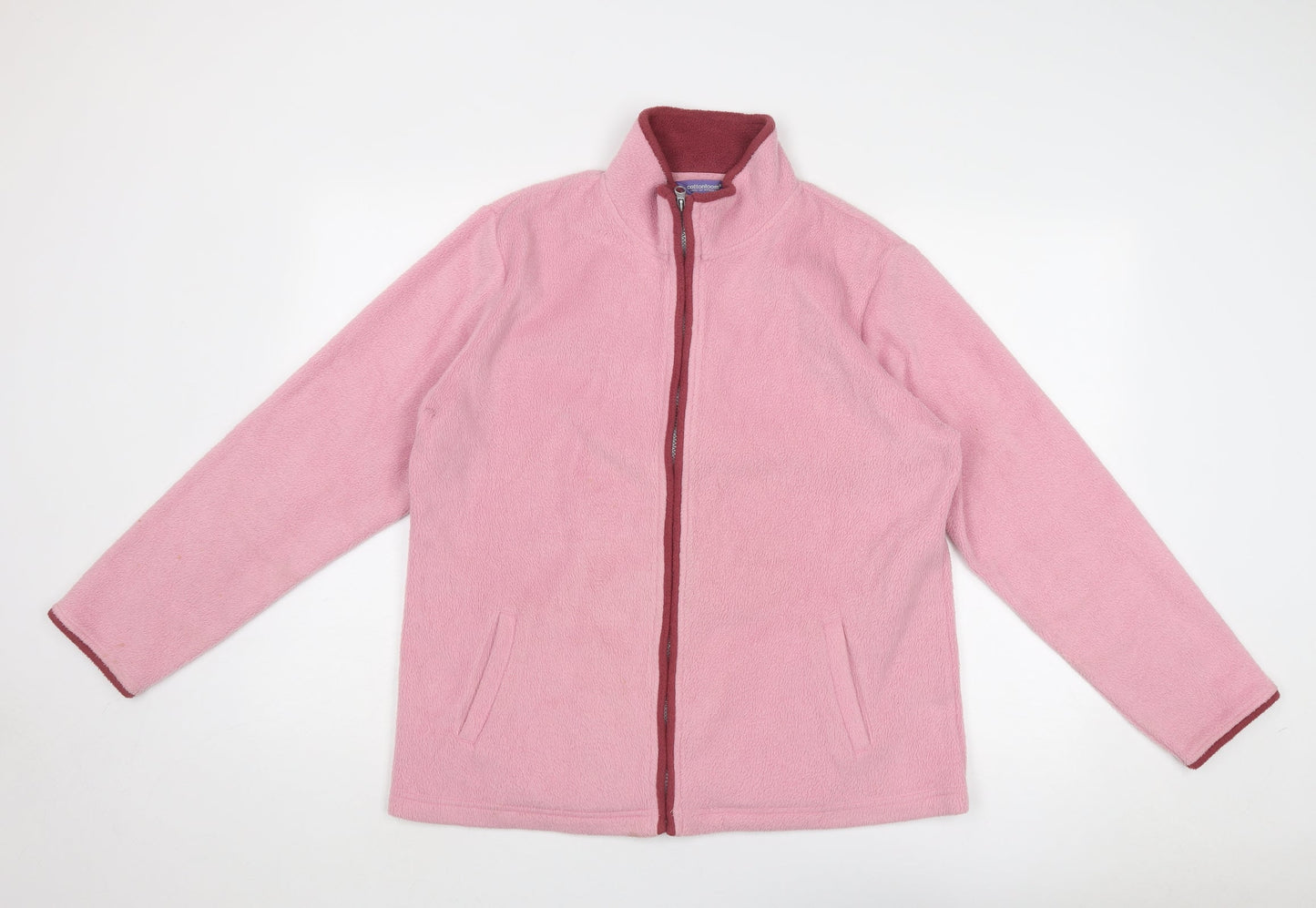 Cottonbloom Womens Pink Jacket Size L Zip