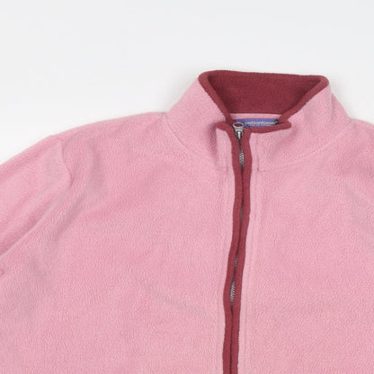 Cottonbloom Womens Pink Jacket Size L Zip