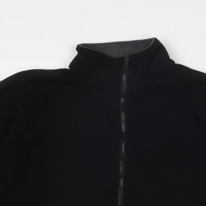 Brave Soul Womens Black Jacket Size M Zip