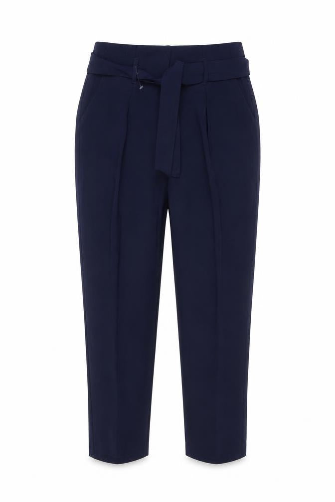 Womens UK Size 10 Marks and Spencer Regular Fit  Blue Trousers