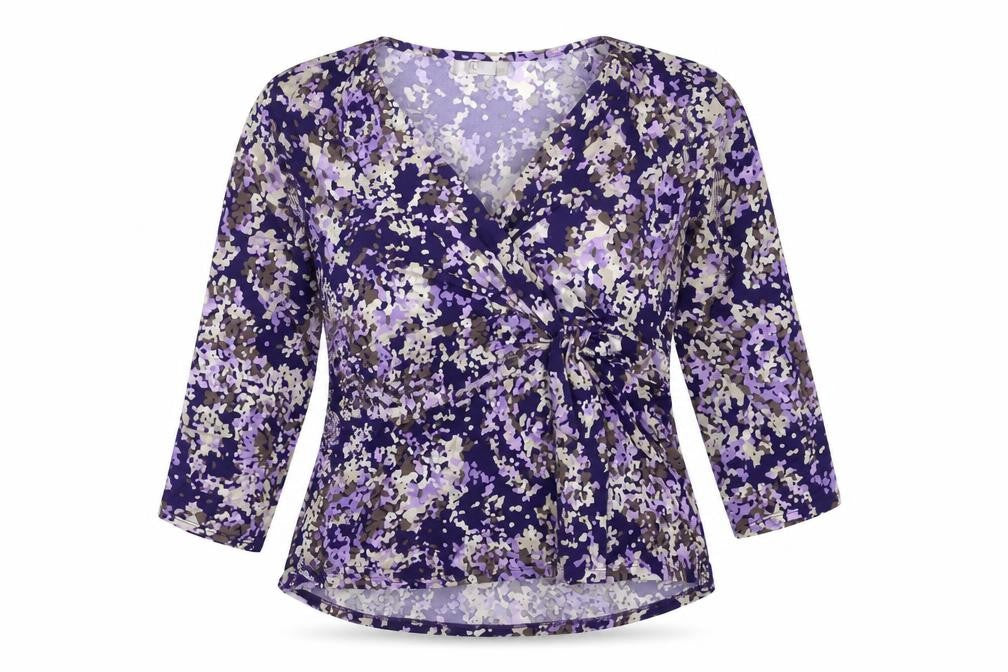 Womens UK Size XL CC Purple Basic Blouse
