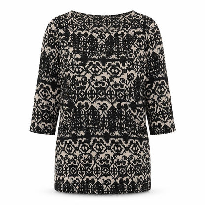 Womens UK Size 12 Marks and Spencer Black Tunic Blouse