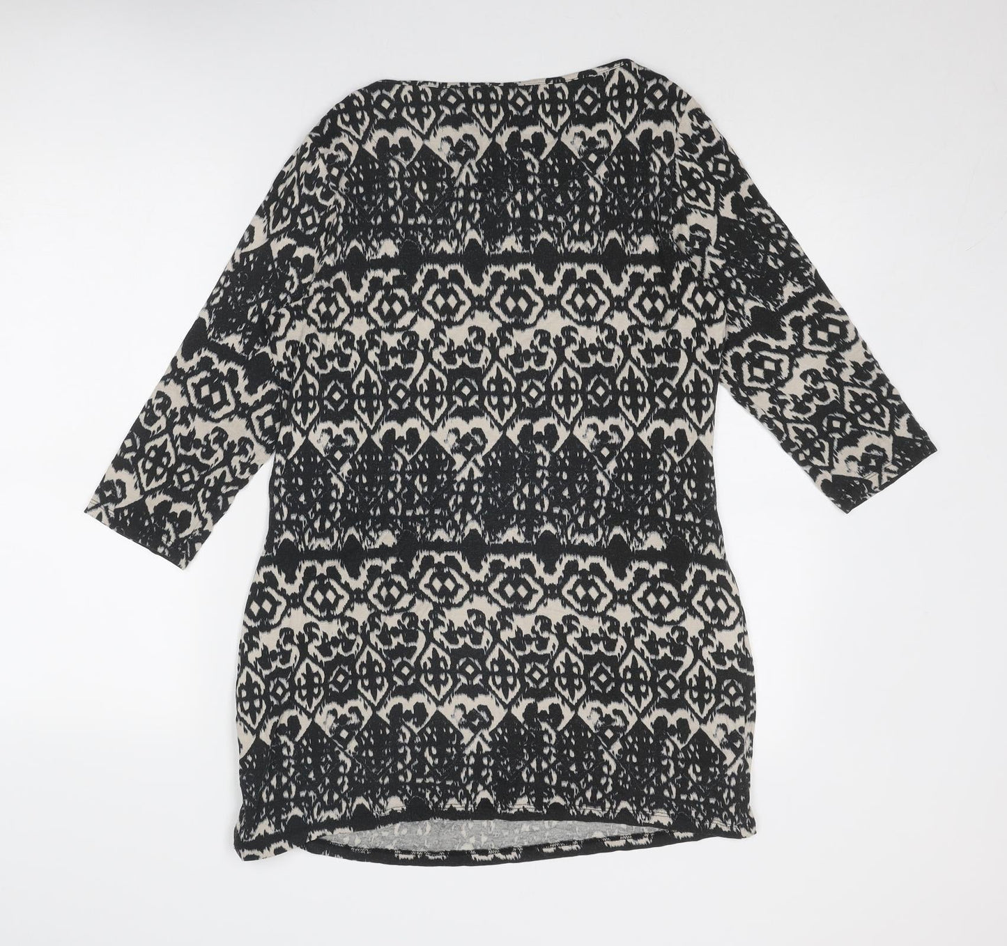 Womens UK Size 12 Marks and Spencer Black Tunic Blouse