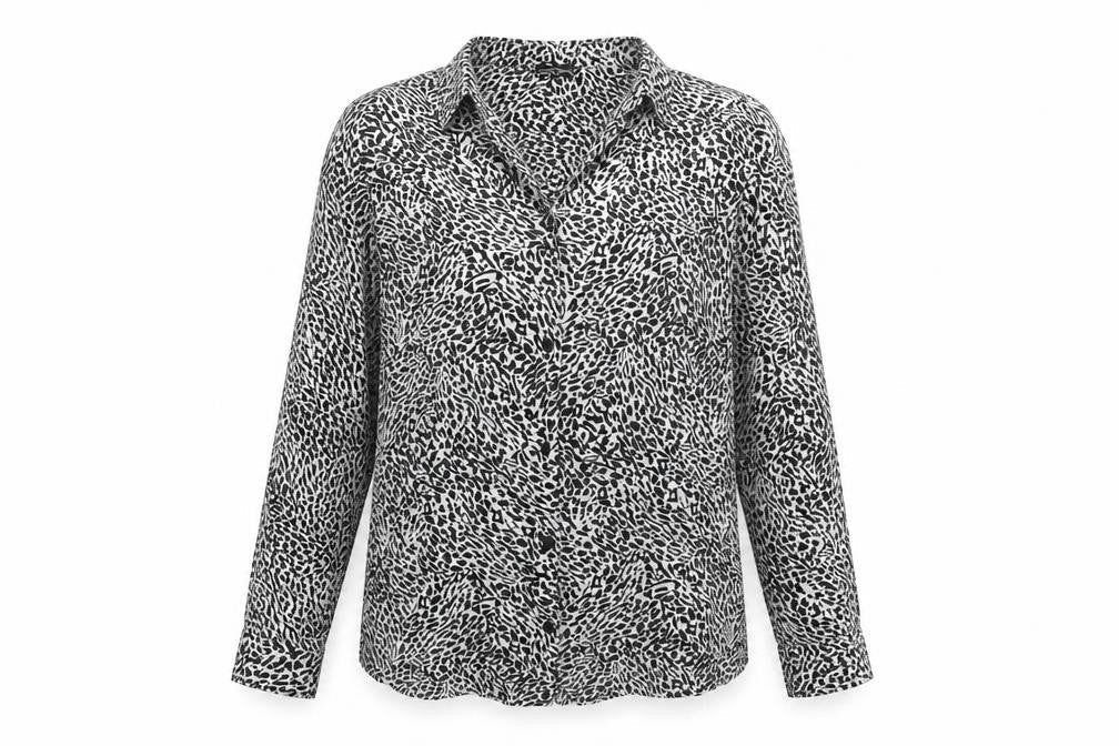 Womens UK Size XS Zara Black Basic Button-Up