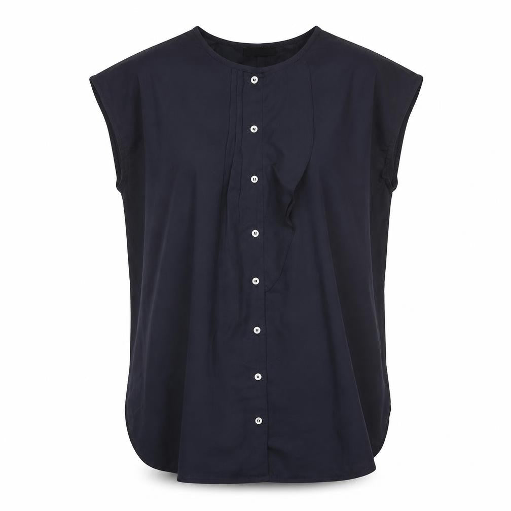 Womens UK Size 12 JD Williams Grey Basic Button-Up
