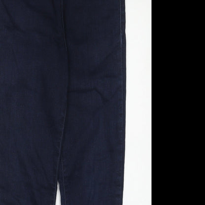 Womens UK Size 10 H&M Regular Fit Skinny Blue Jeans