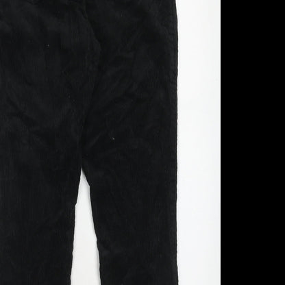 Womens UK Size 10 Monki Regular Fit  Black Trousers