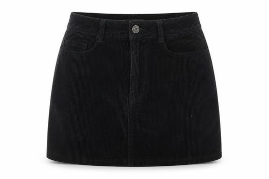 Womens UK Size 8 New Look A-Line Corduroy Skirt