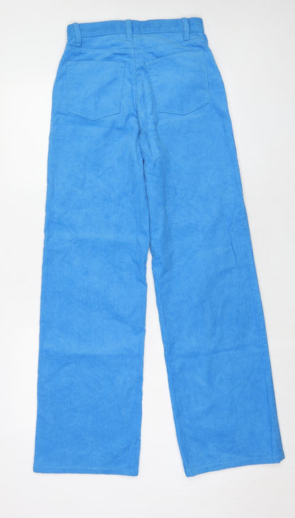 Womens UK Size 6 Monki Regular Fit  Blue Trousers