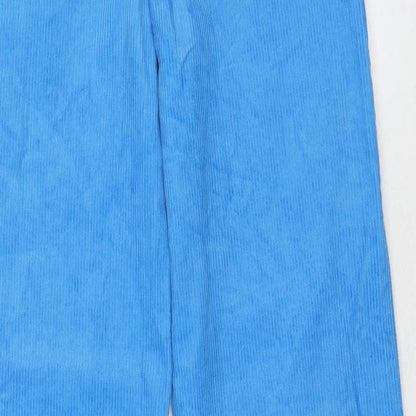 Womens UK Size 6 Monki Regular Fit  Blue Trousers